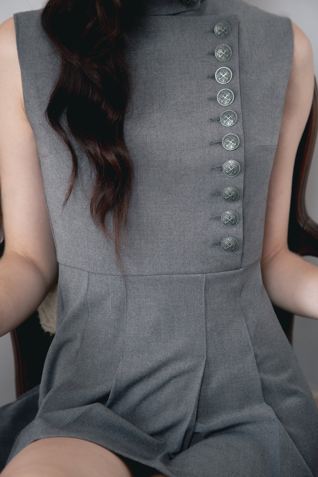 Uniform Pleated Dress