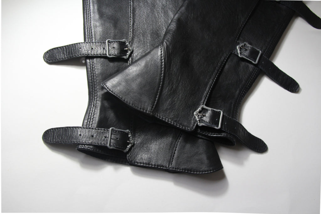 Leather Leg Gaiters